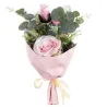 Bouquet de roses emballé cm 40