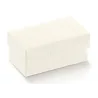 10 Favor Boxes with Embossed White Lid in 6 sizes