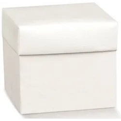 10 Wedding Favor Boxes with White Lid in Various Sizes