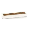 10 boxes for sugared almonds in embossed white 4 sizes