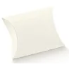 10 Astucci in Cartoncino Bianco Goffrato Pieghevoli