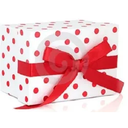 25 ark modernt Polka Dot presentpapper, perfekt för dem som letar efter elegant förpackning