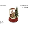 Caja de música de Papá Noel con niños cm 24 | ChartaRè