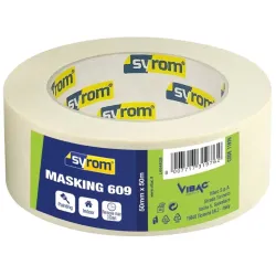 Fitas adesivas de papel marfim com adesivo de borracha natural Mt. 50 vários tamanhos