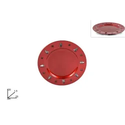 small red plate