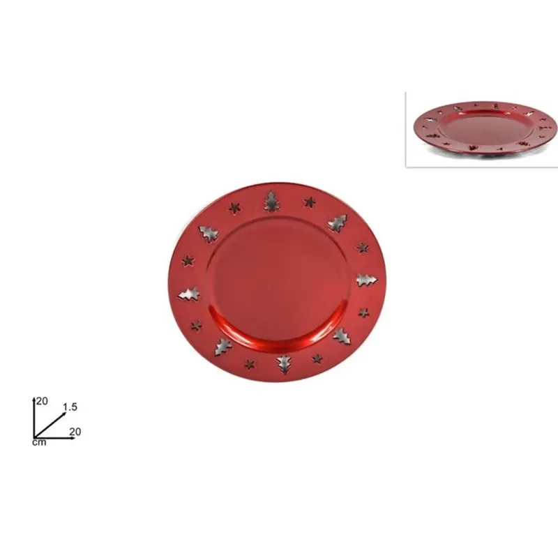 kleiner roter Teller