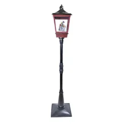 Lampione con Luci Movimento e Musica H 184 Cm in 7 Modelli montagna