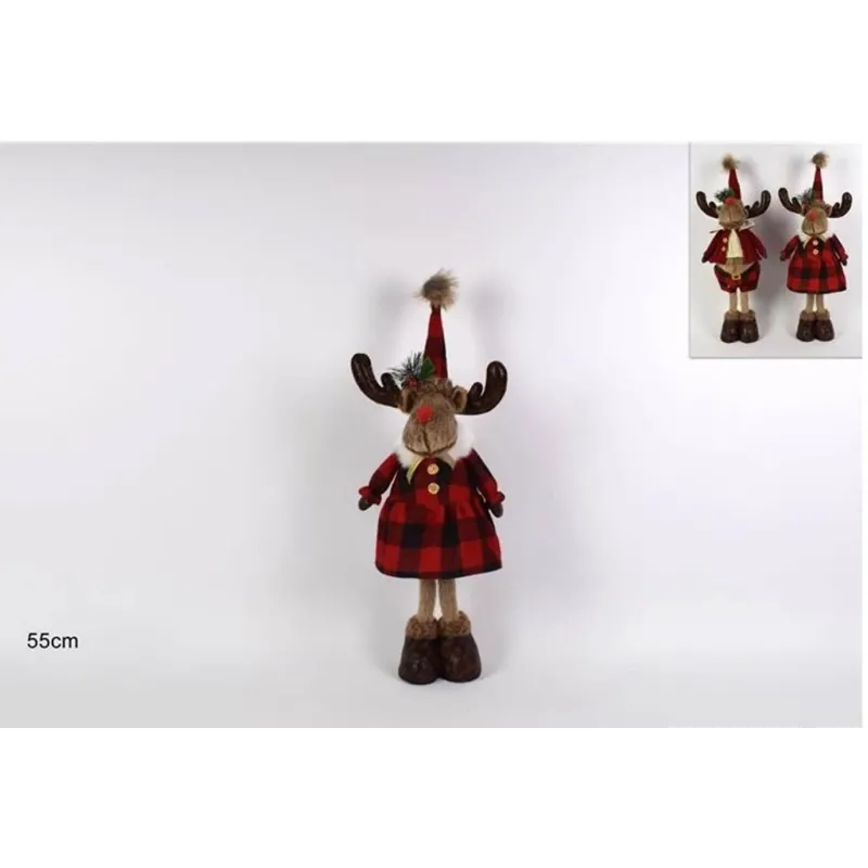 Sobí šaty s kožešinou a skotskou vlnou ve dvou velikostech střední