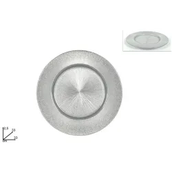 Elite Glass Plate dm 33 Various Silver Colors