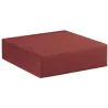 Box for 4 Flat Bottles in Resistant Cardboard Various Colors