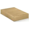 Box for 6 Flat Bottles in Resistant Cardboard Various Colors