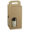 Boxes of 4 Bottles With Window and Handles | ChartaRè
