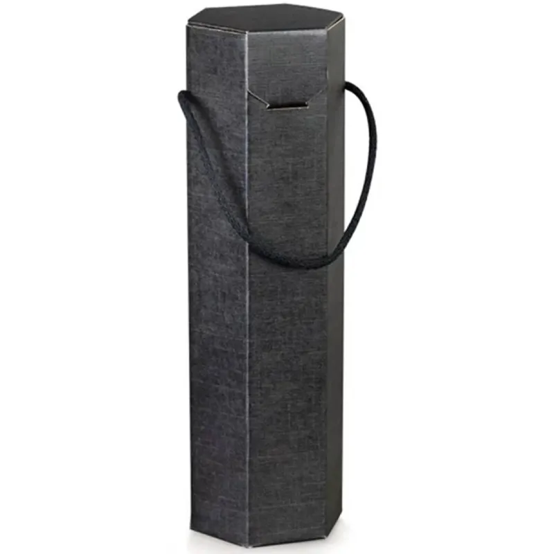 Hexagon Secret Box for 1 Bottle with Cords | ChartaRè