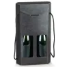 Caja Hexagonal para 2 Botellas con Cordones y Ventana, Ideal para presentar y enviar botellas de forma segura