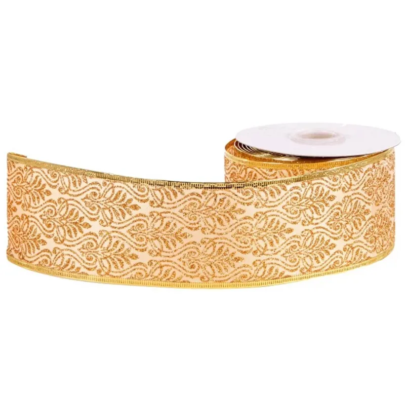 Gold verziertes Band mm 68x10 mt | ChartaRè