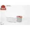 Glitter mesh tape cm 6x2,7 mt various colors