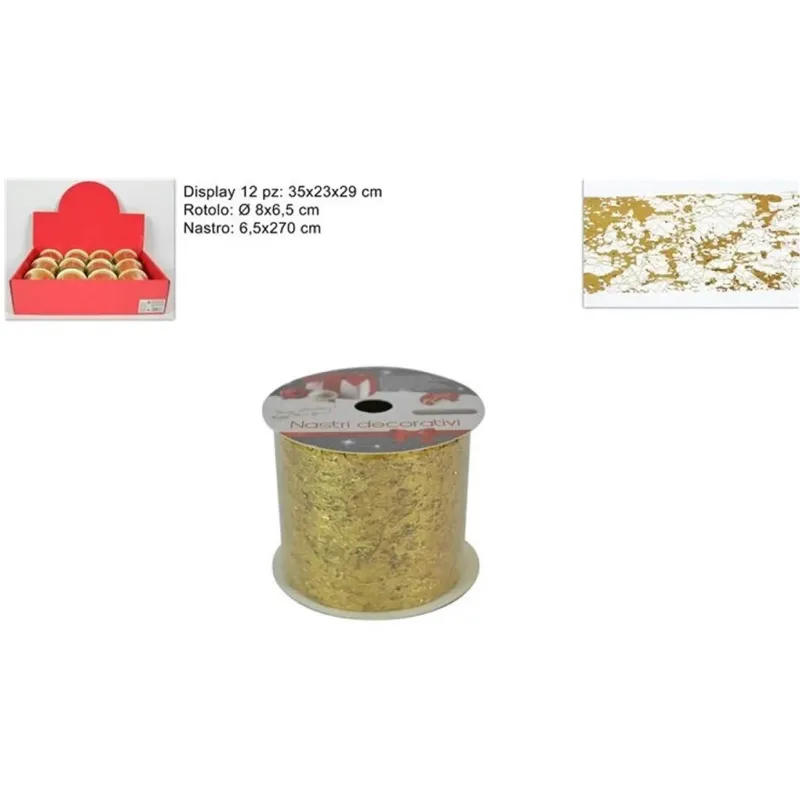 Laminiertes Netzband cm 6,5x2,7 Mt Verschiedene Farben | ChartaRè