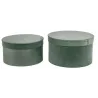 Set van 2 fluwelen hoedendoosjes | ChartaRè