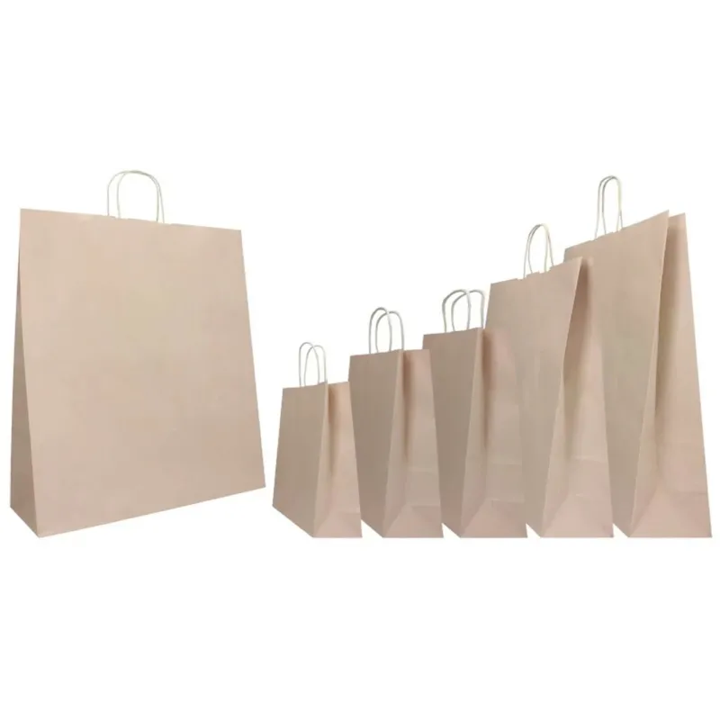 Χρωματιστό Χαρτί Shopper με Λαβή Κορδονιού - 25 Τεμάχια | ChartaRè