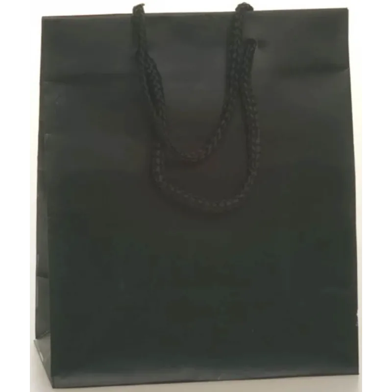 Sac à provisions en papier plastifié de luxe avec poignée de lanière | ChartaRè