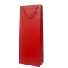 Colorful luxury shopping bag for rigid paper bottle with drawstring, pack of 12 pcs