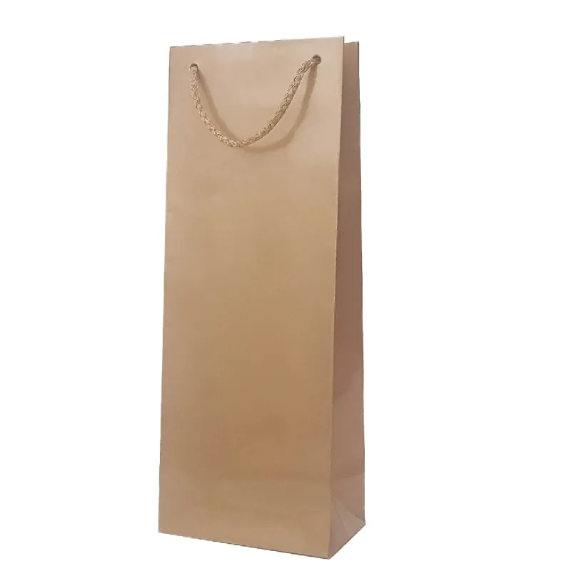 Colorful luxury shopping bag for white bottle