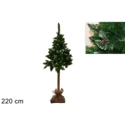 Oregon Tree with Snowy Tips and Pine Cones Cm 220
