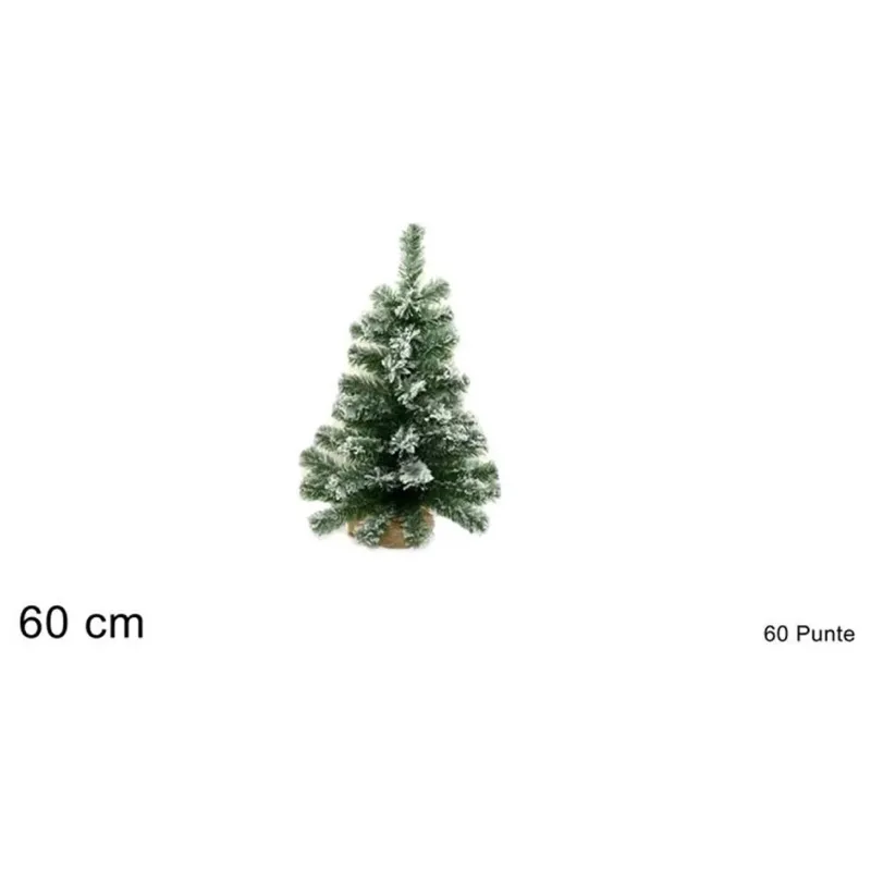 Tree Snow-Covered Tips and Jute Base Various Sizes | ChartaRè