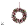 Corona in Legno con Bacche Rosse D 35 Cm | ChartaRè