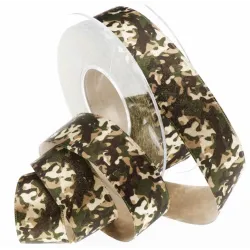 Fita de camuflagem verde dourada várias alturas