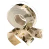 Precious gold ribbon of various heights