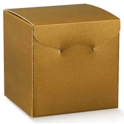 Gold Self-Assembling Boxes, Ideal for Gift Wrapping