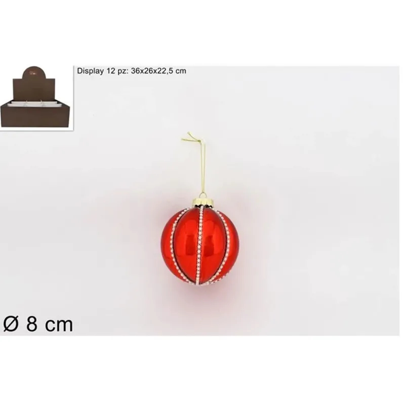 Sfera Vetro con Perle Vari Colori e Misure | ChartaRè