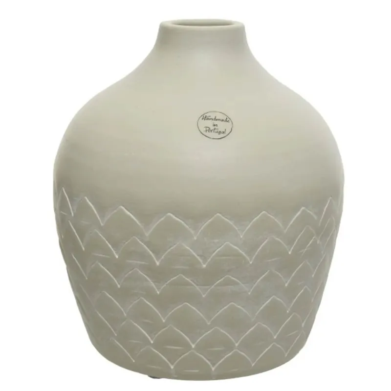 Terracotta vase sand color MODEL A
