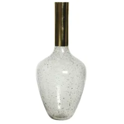 Glasvas Guld Hals h 48 Cm