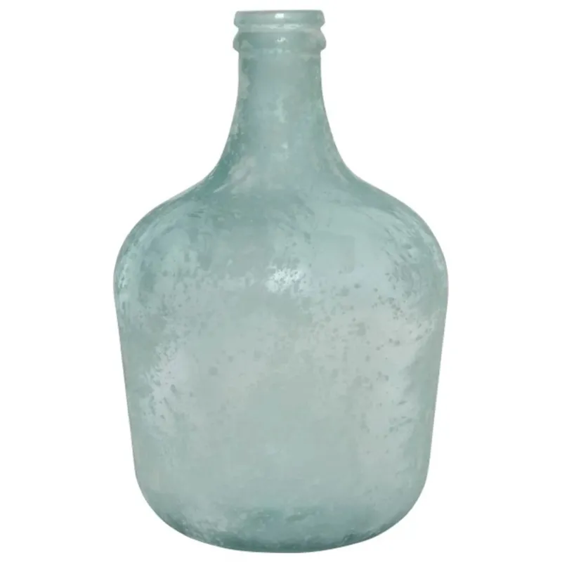 Vaso de água de vidro antigo h 42 cm