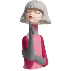 Pensive Ρητίνη Κορίτσι h 31,5 ΚΟΚΚΙΝΟ