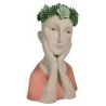 Busto de resina feminino h 42,5 cm