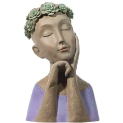 Dames Resin Bust h 41 cm