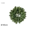 Green round garland various sizes