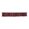 red tartan ribbon mm.12x20 mt.