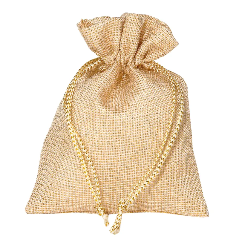 10 sachets Gold Party de différentes tailles