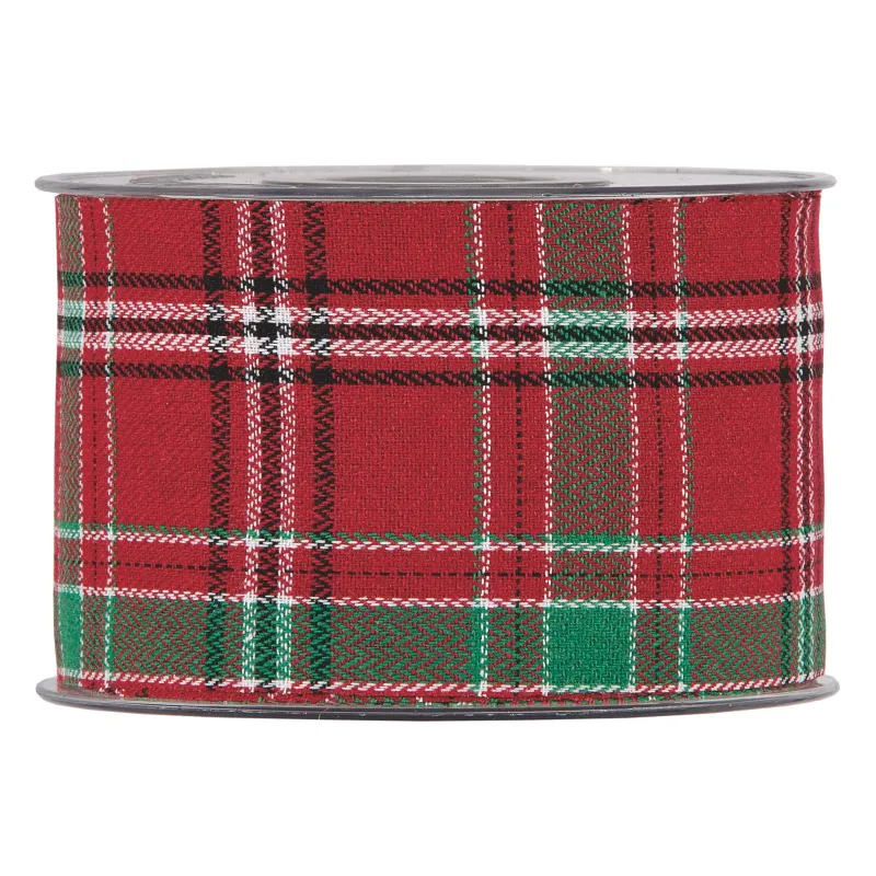 Röd Clan Wallace Tartan Ribbon