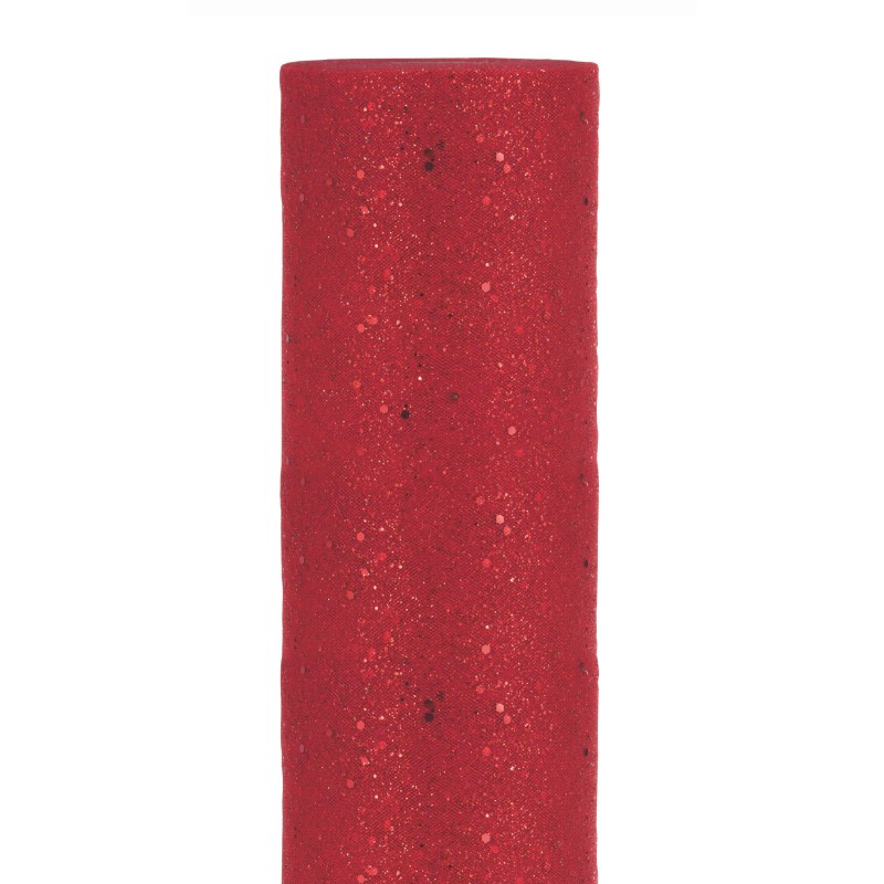 Ruban de tulle brillant en 3 couleurs cm.30x10 mt | ChartaRè