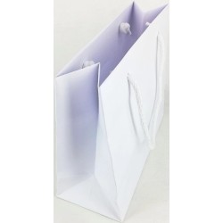 Lyx Manuell Shopper Vit Personliga med sladdhandtag