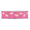 Nastro Margherite mm.25x20 mt. fuxia