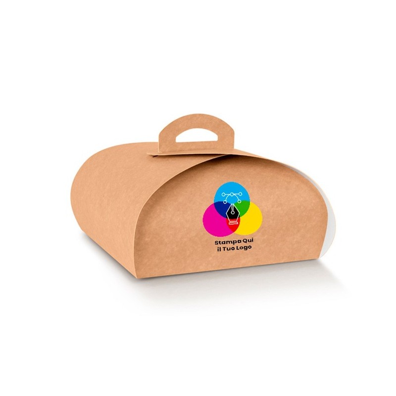 Cajas de Pastel Havana con Asa Personalizadas 2 Lados | ChartaRè