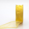 Flux Edged Chiffon Fabric Ribbon