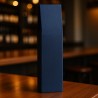 Weinkiste 1 vertikale Flasche in blauer Karte