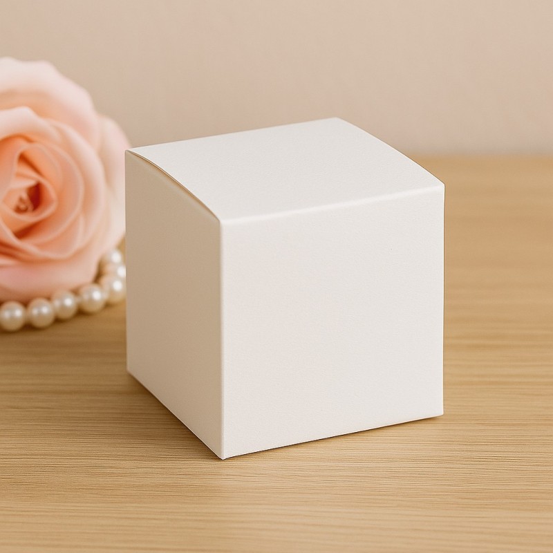 Embossed White Folding Boxes